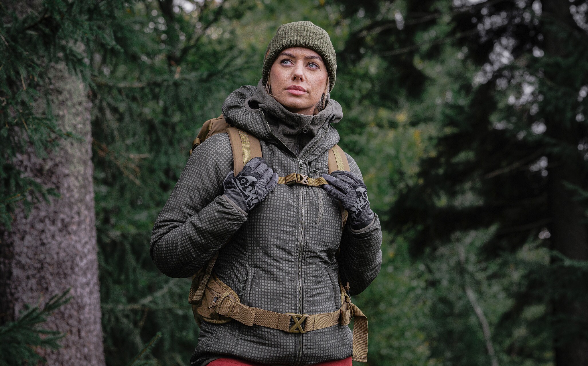 Căciulă Helikon-Tex Merino Wanderer - Olive Green