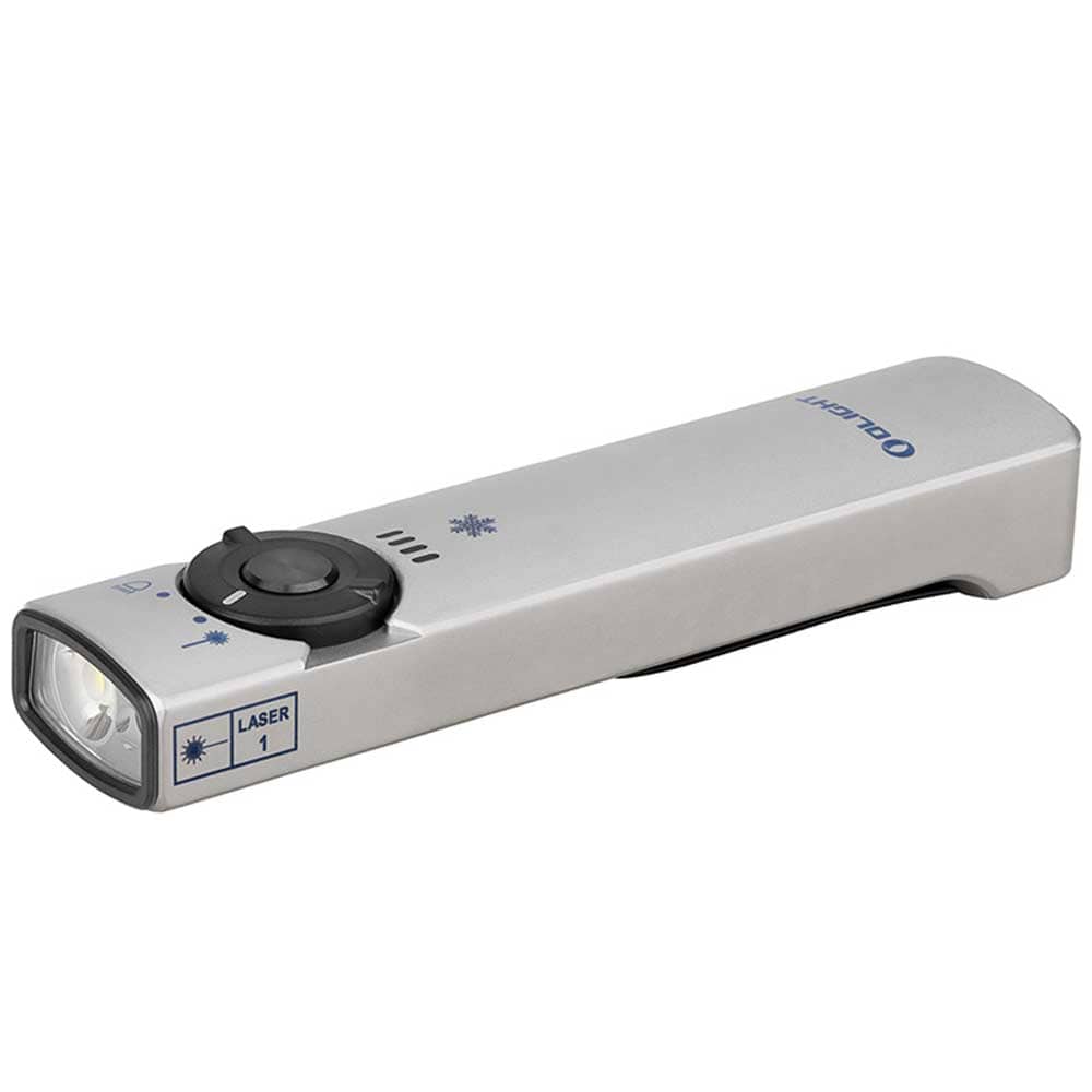 Lanternă cu indicator laser Olight Arkfeld Winter 3 Titanium - 1000 lumeni
