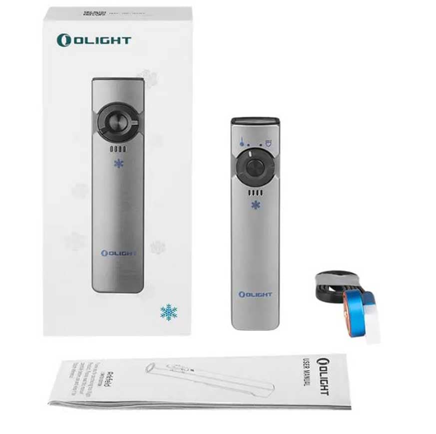 Lanternă cu indicator laser Olight Arkfeld Winter 3 Titanium - 1000 lumeni