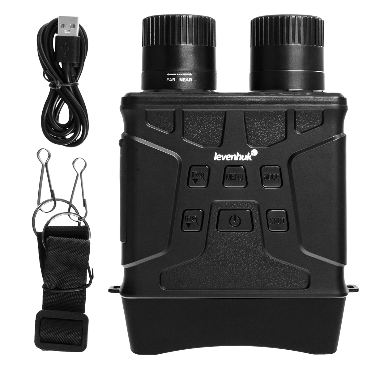 Binoclu cu vedere nocturnă Levenhuk Atom Digital 1-5x24