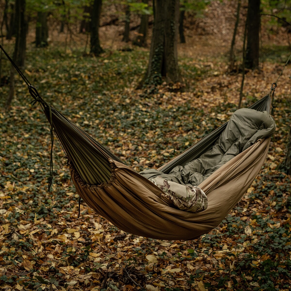 Poncho Helikon Swagman Roll Climashield Apex cu funcția de sac de dormit - Coyote