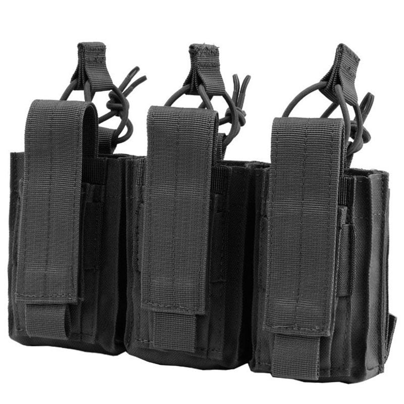 Husă Condor Triple Kangaroo Mag Pouch Gen II - Black