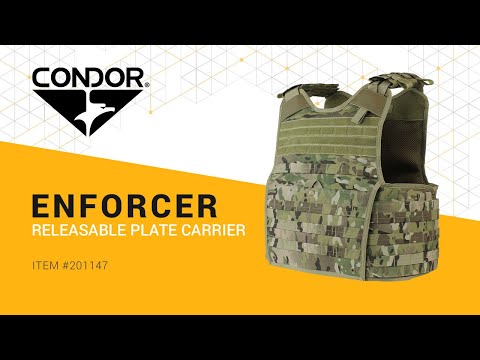 Vestă tactică Condor Enforcer Releasable - Black