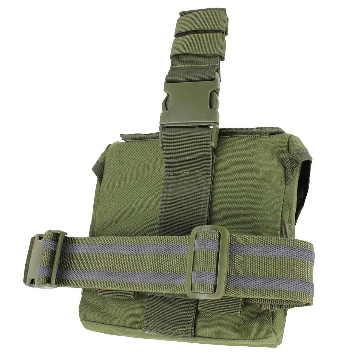 Husă pentru cartușe goale si muniții pe picior Condor Drop Leg Dump Pouch - Olive