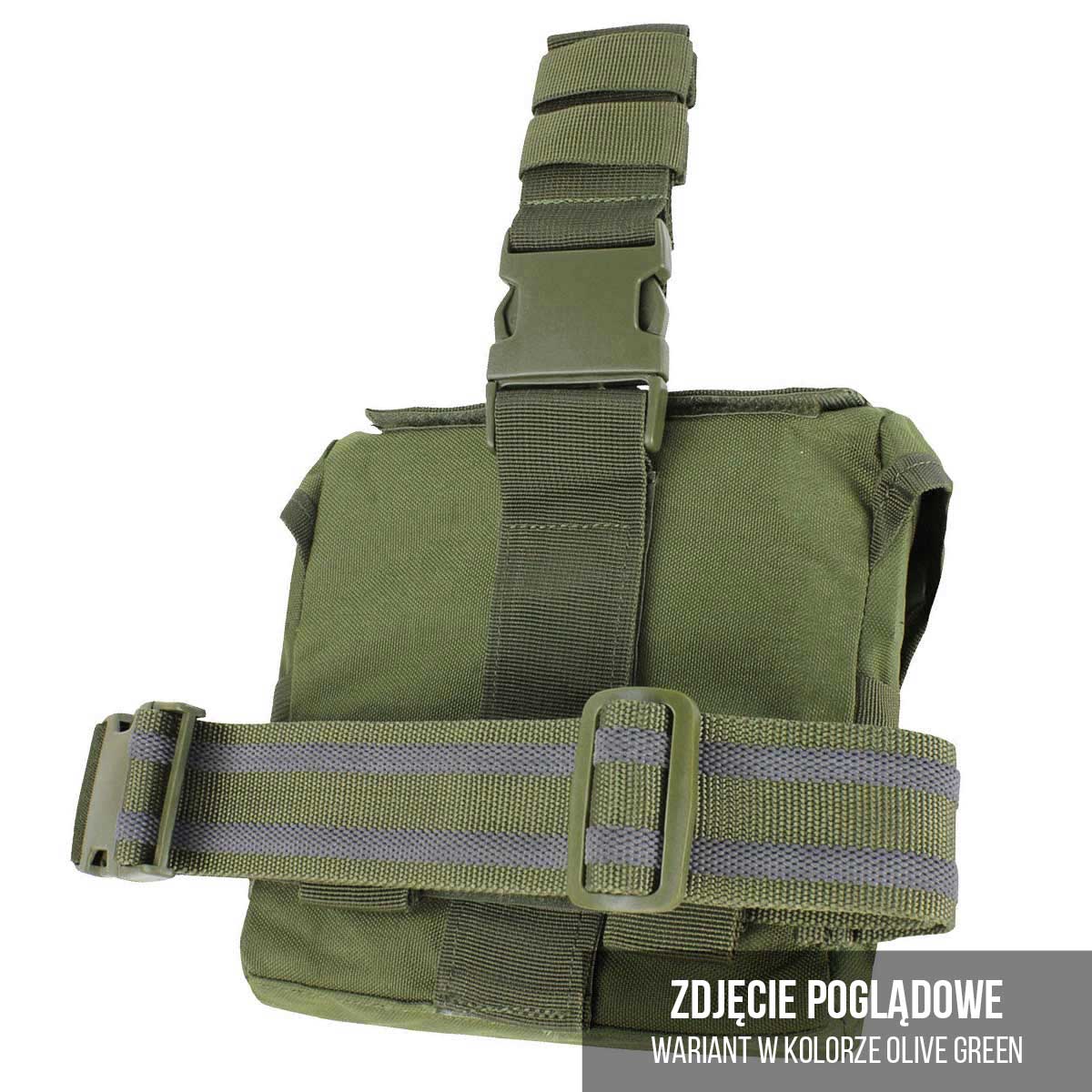 Husă pentru cartușe goale si muniții pe picior Condor Drop Leg Dump Pouch - Black