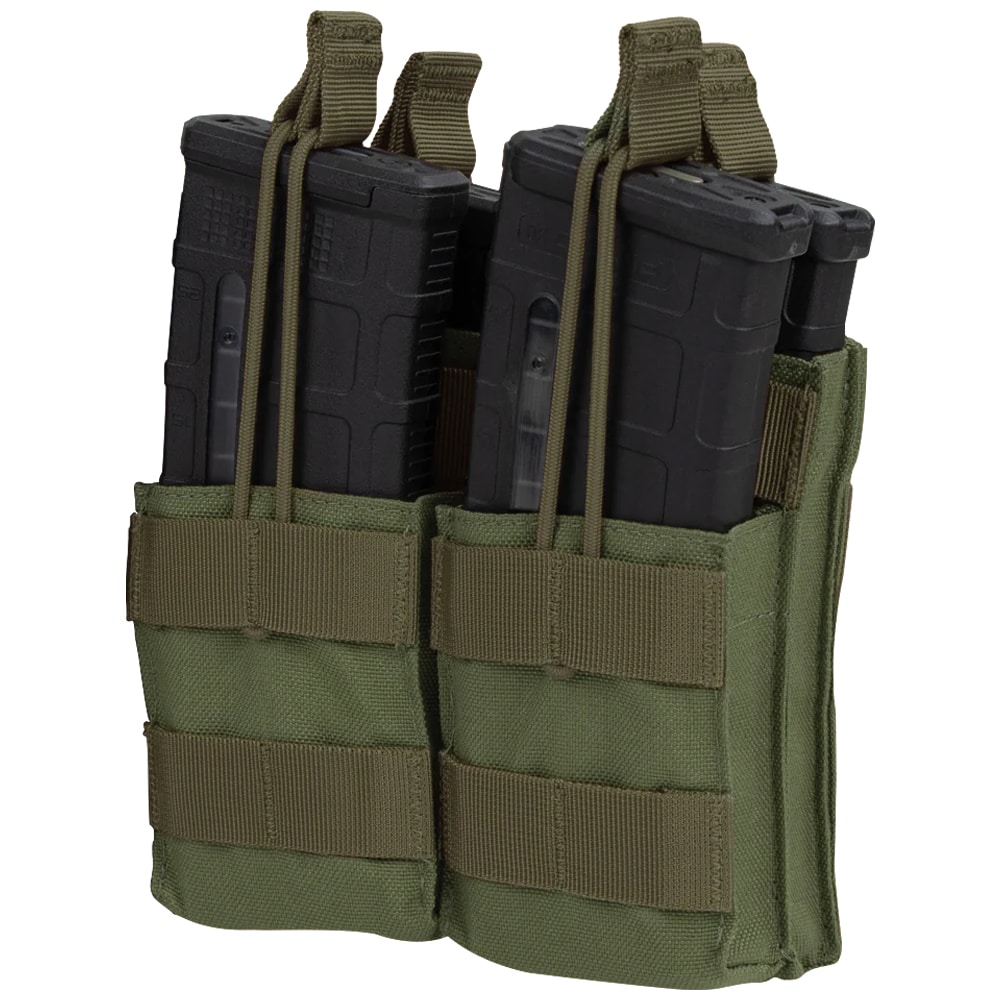 Portîncărcător dublu Condor Double Sacker Large Mag Pouch - Olive Drab