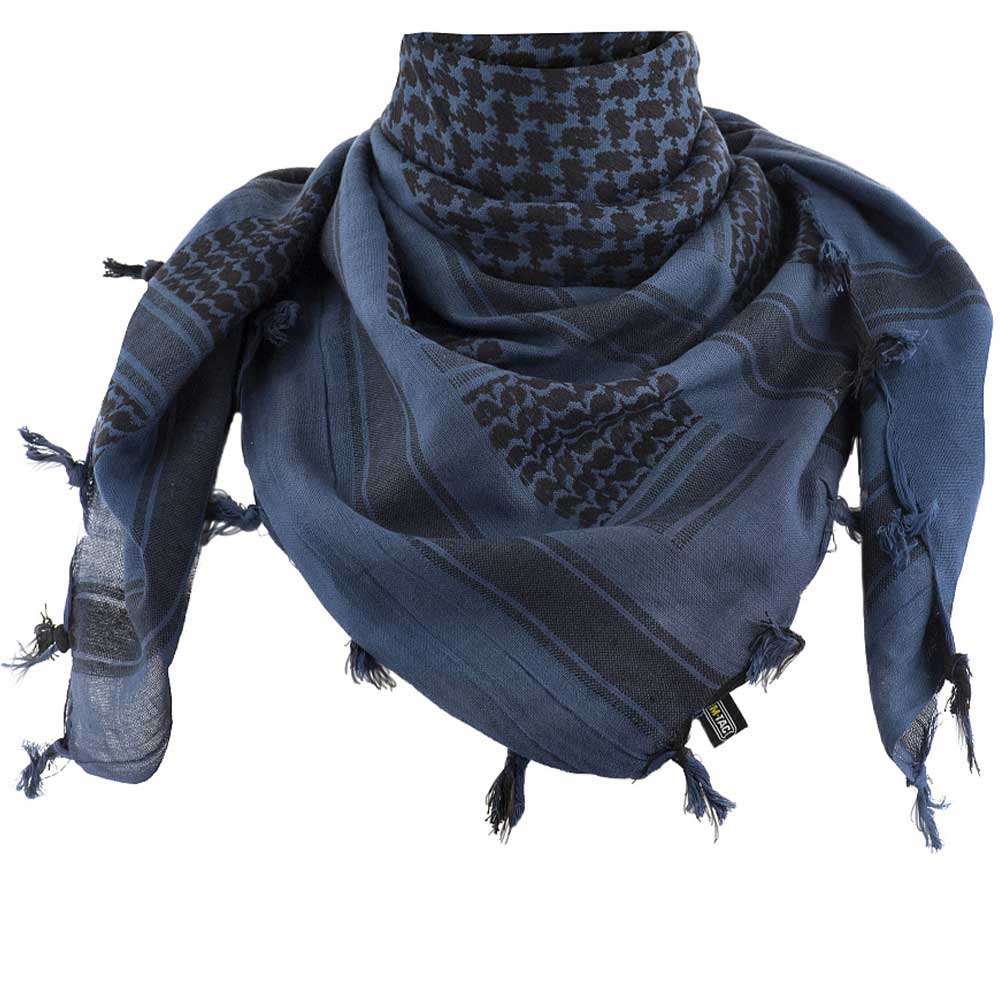 Eșarfă de protecție tip Arafat M-Tac Shemagh - Blue/Black