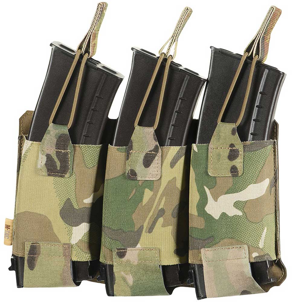 Husă elastică M-Tac Elite Laser Cut pentru 3 încărcătoare - MultiCam