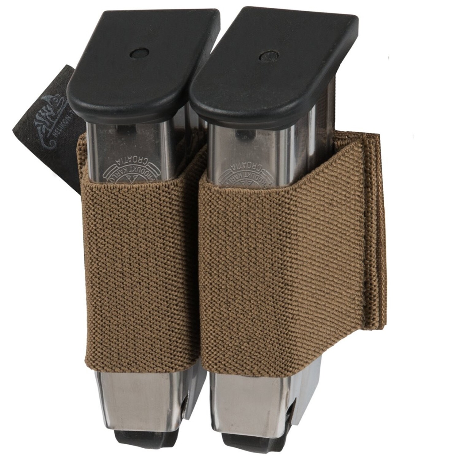 Husă dublă Helikon Double Elastic Insert pentru încărcătoare mici - Coyote