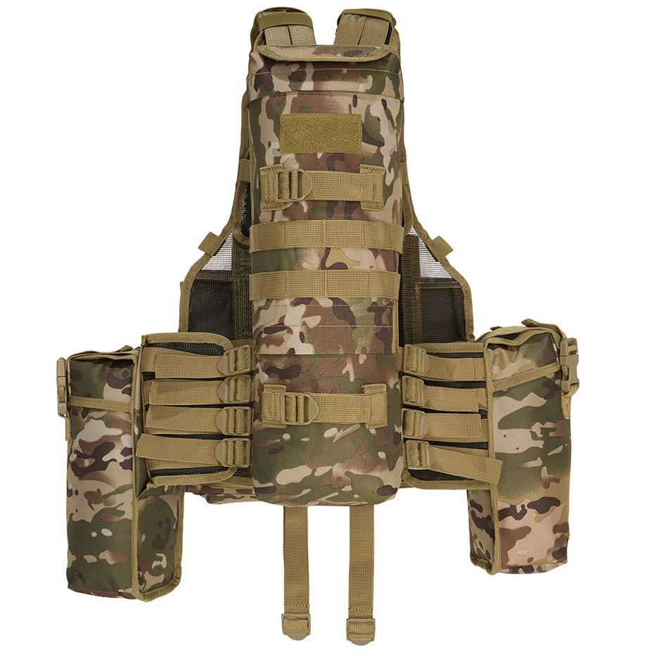 Vestă tactică Brandit Tactical Vest - Tactical Camo