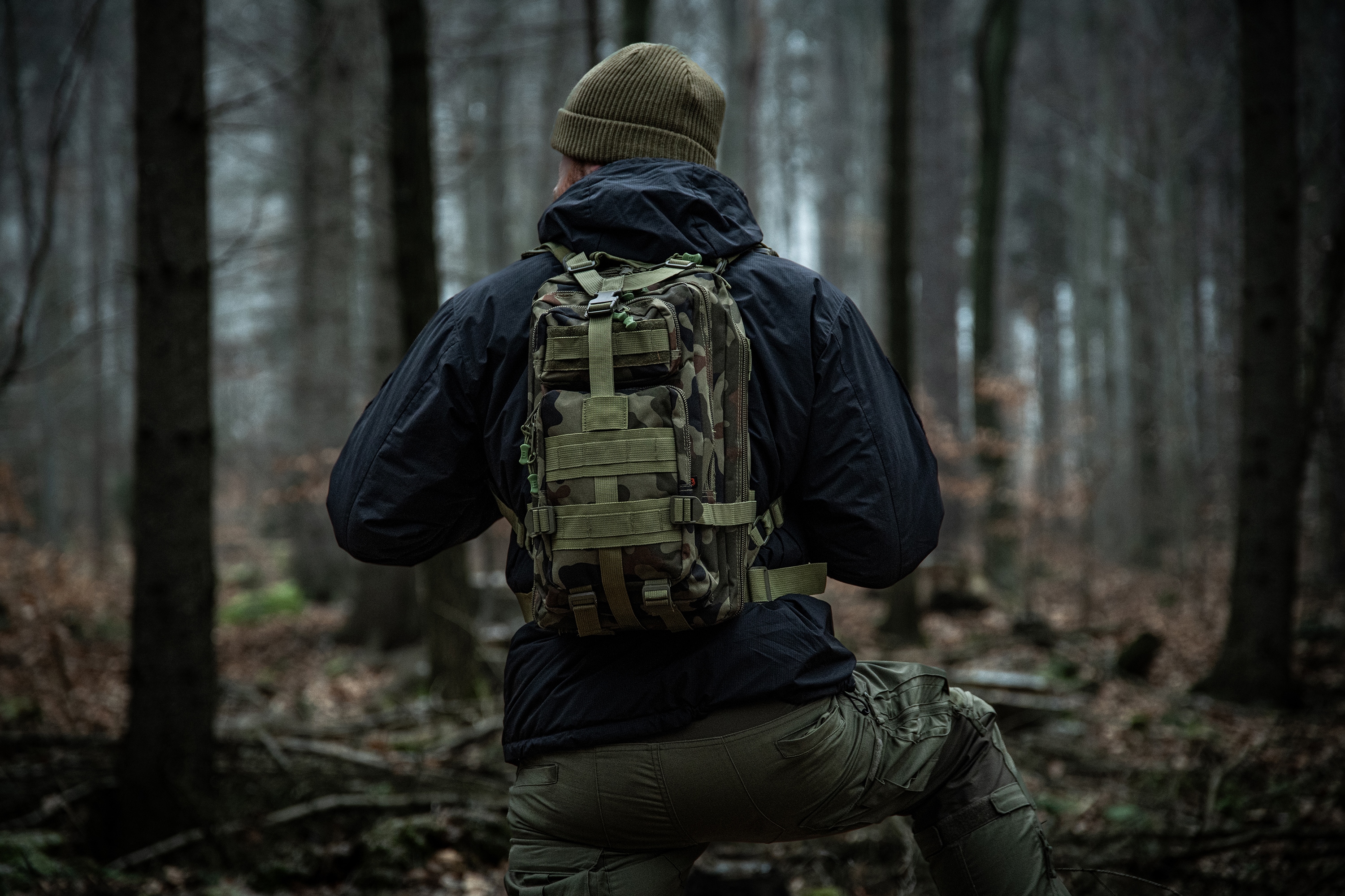 Rucsac Badger Outdoor Recon 25 l - wz.93 Pantera PL Woodland