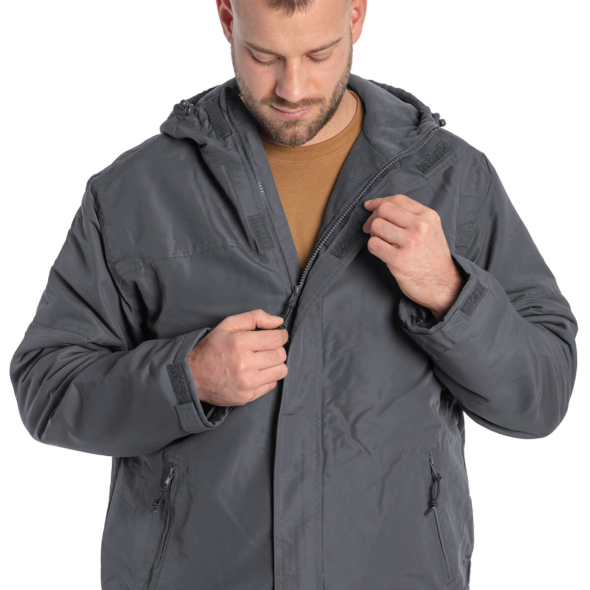 Geacă Brandit Windbreaker Frontzip - Anthracite