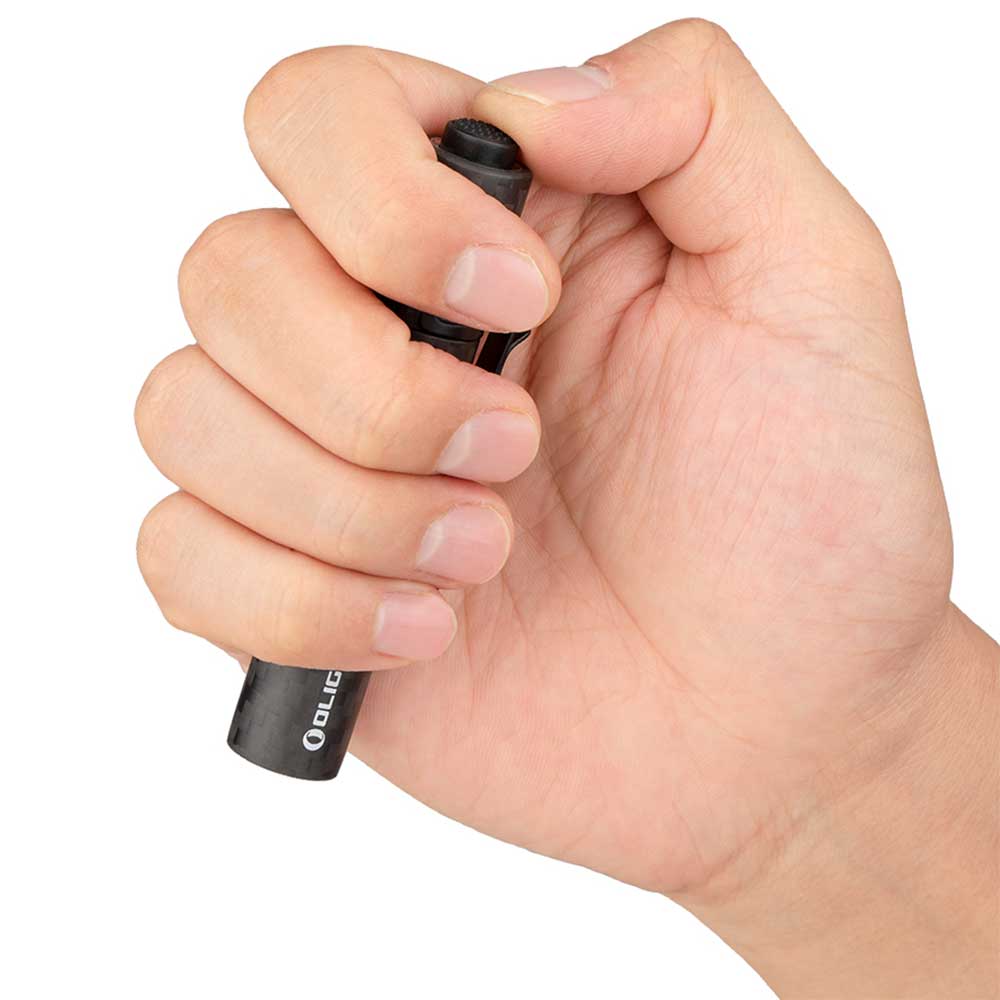 Lanternă Olight I3T EOS Carbon Fiber - 180 lumeni