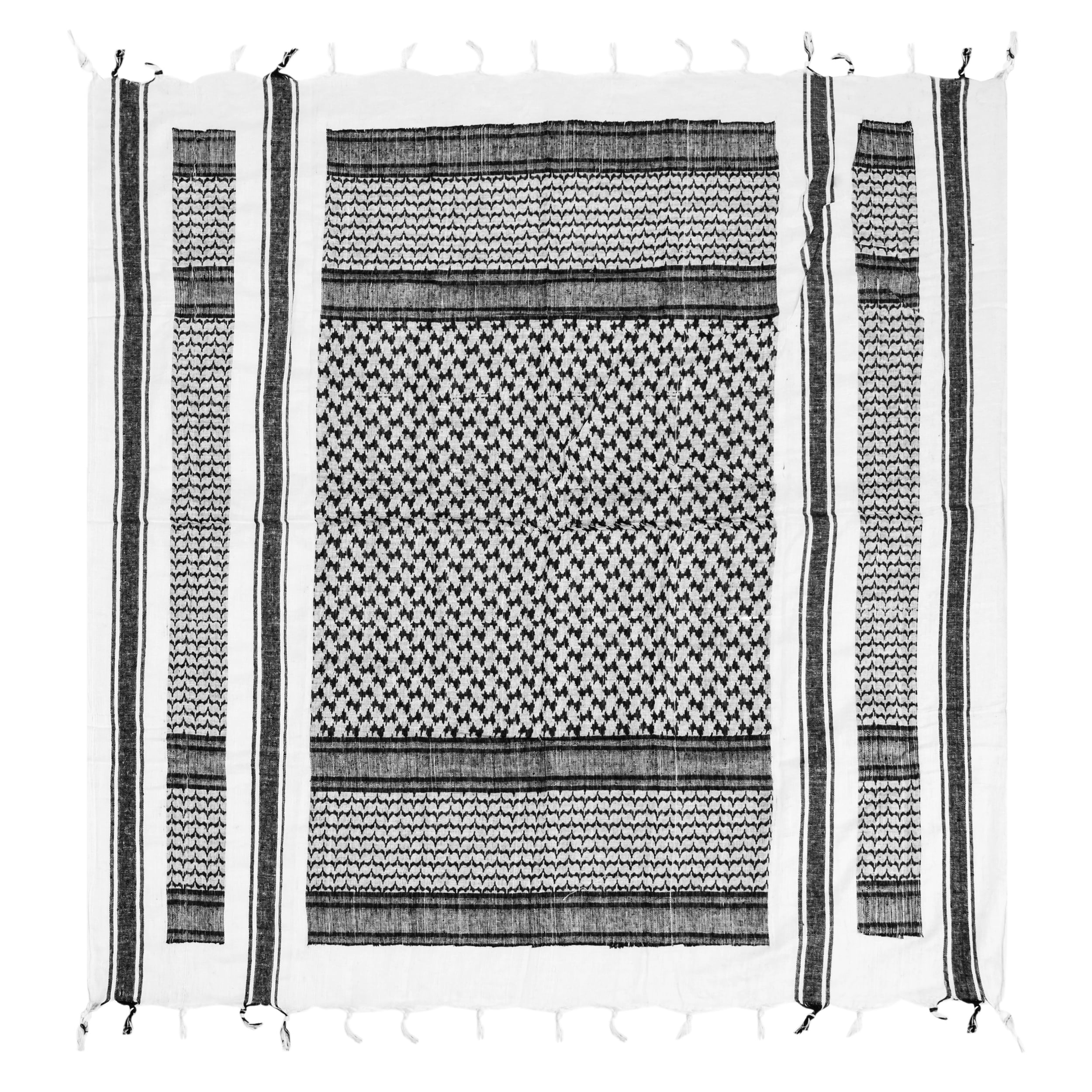 Eșarfă de protecție tip Arafat Mil-Tec - White/Black