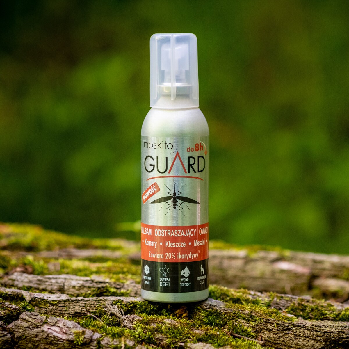 Repelent împotriva țânțarilor, a căpușelor și a muștelor Moskito Guard icaridină 20% - cremă 75 ml