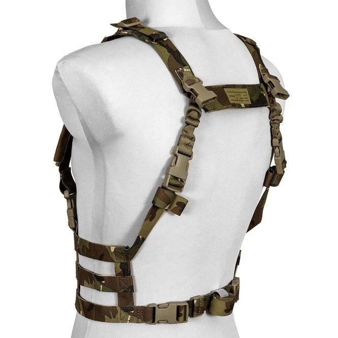 Vestă tactică Emerson Chest Rig tip Low Profile - MultiCam