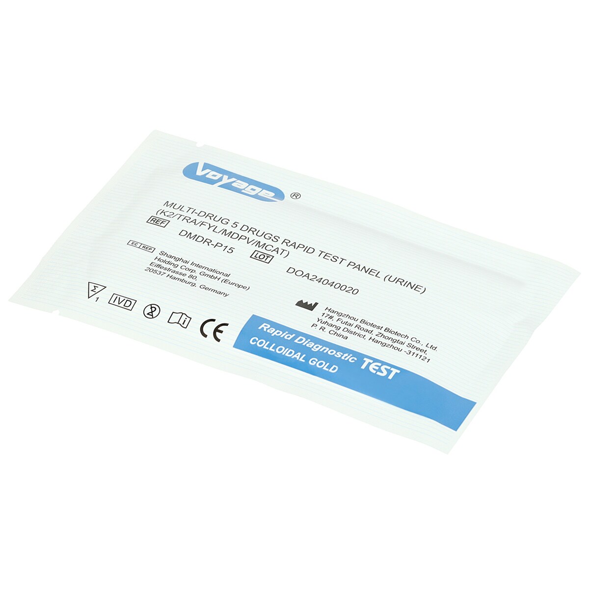 Test antidrog Temptavit Multitest pentru substanțe etnobotanice și medicamente în urină - 7 substanțe