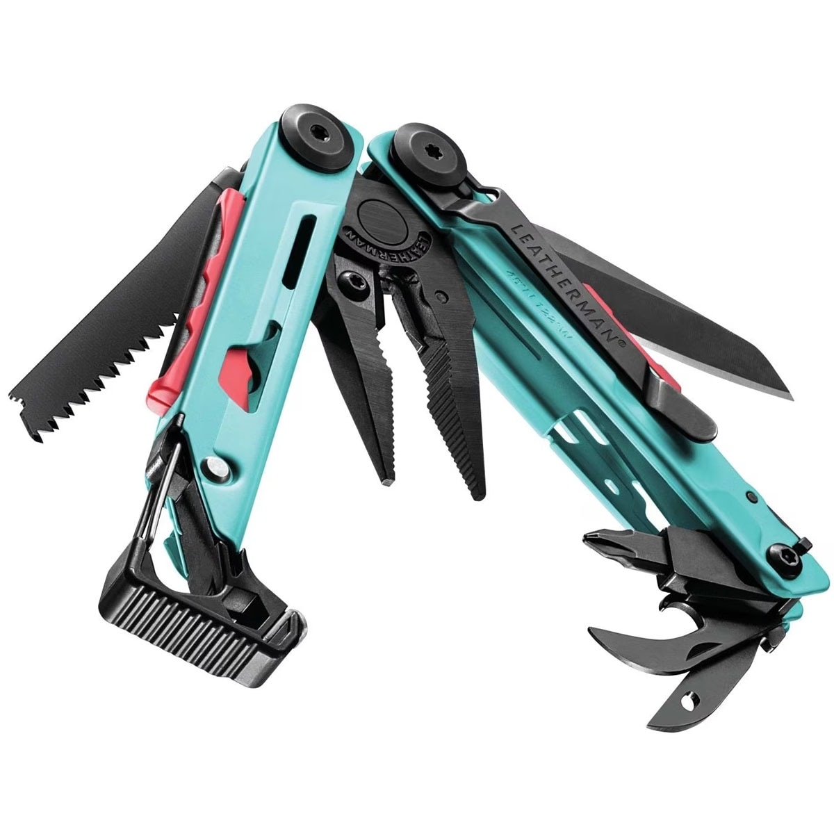 Multitool Leatherman Signal Aqua cu husă