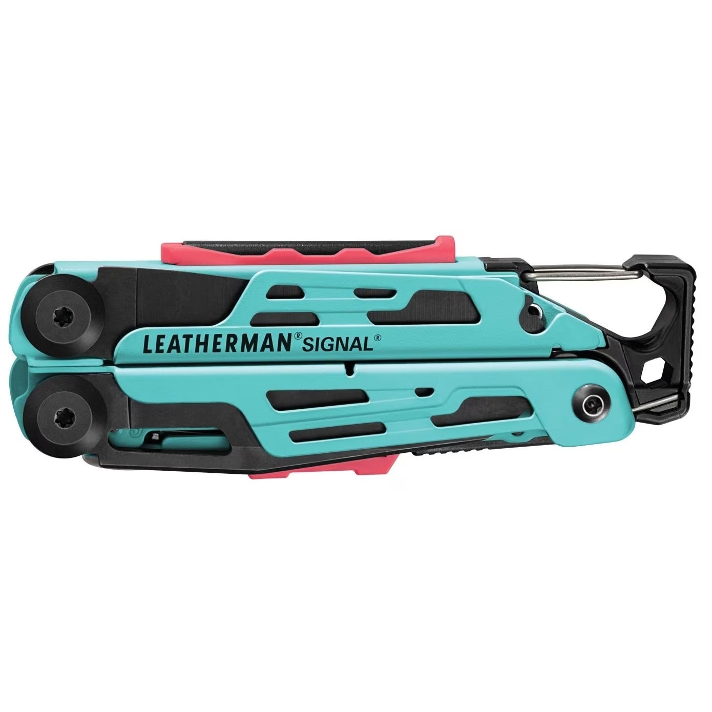 Multitool Leatherman Signal Aqua cu husă