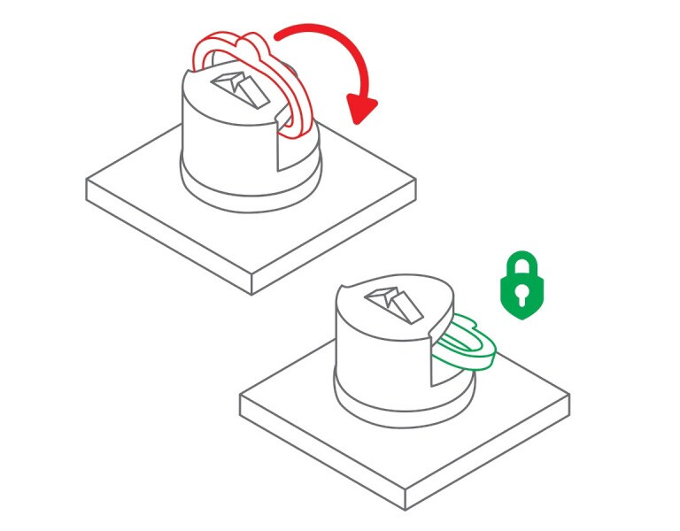 Ascuțitor de cuțite AnySharp Classic - Red