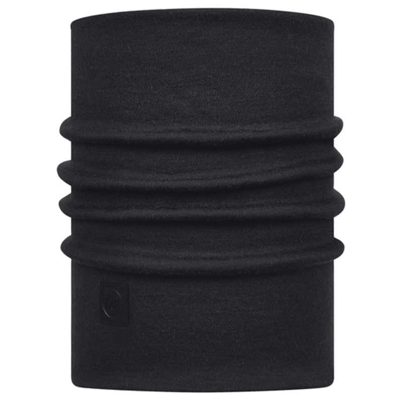 Eșarfă de protecție Buff Merino Heavyweight - Solid Black