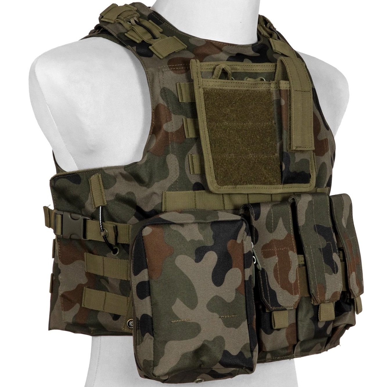 Vestă tactică GFC Tactical tip FSBE - wz.93 Pantera PL Woodland