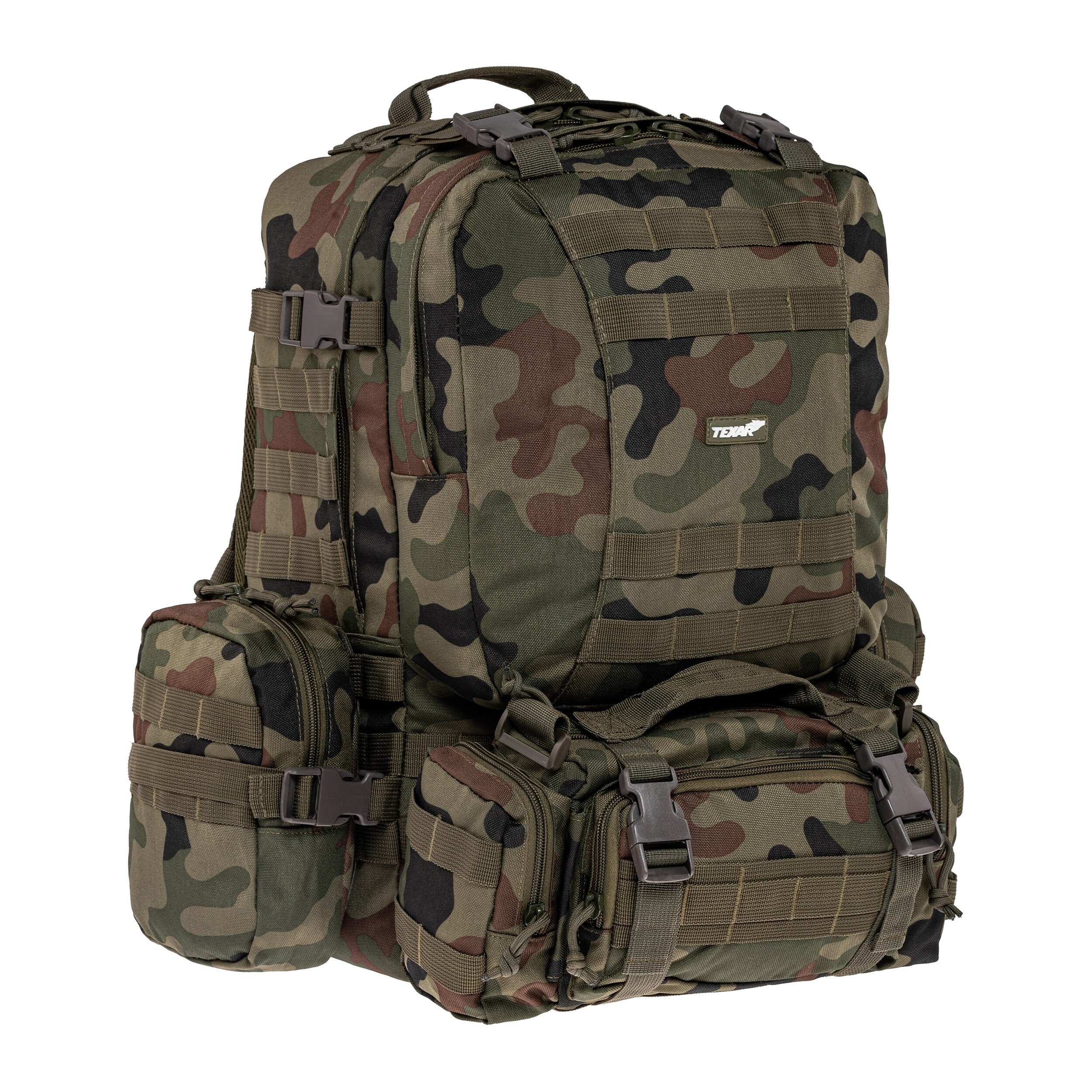 Rucsac Texar Camper 60 l wz.93 Pantera PL Woodland