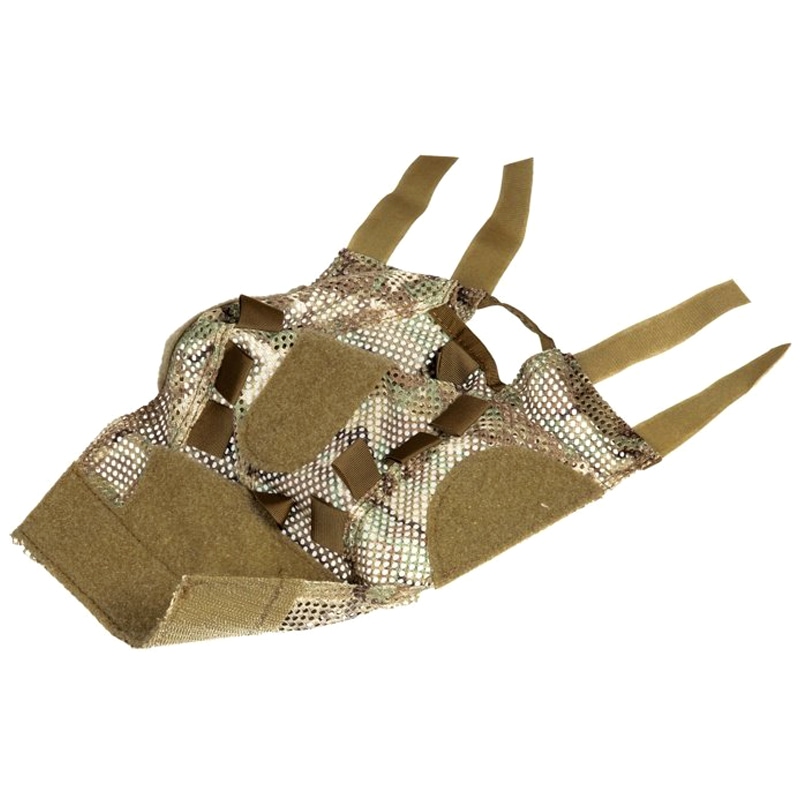 Husă din plasă FMA pentru cască militară tip Fast (M) - Arid MultiCam