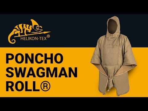 Poncho Helikon Swagman Roll Climashield Apex cu funcția de sac de dormit - Black