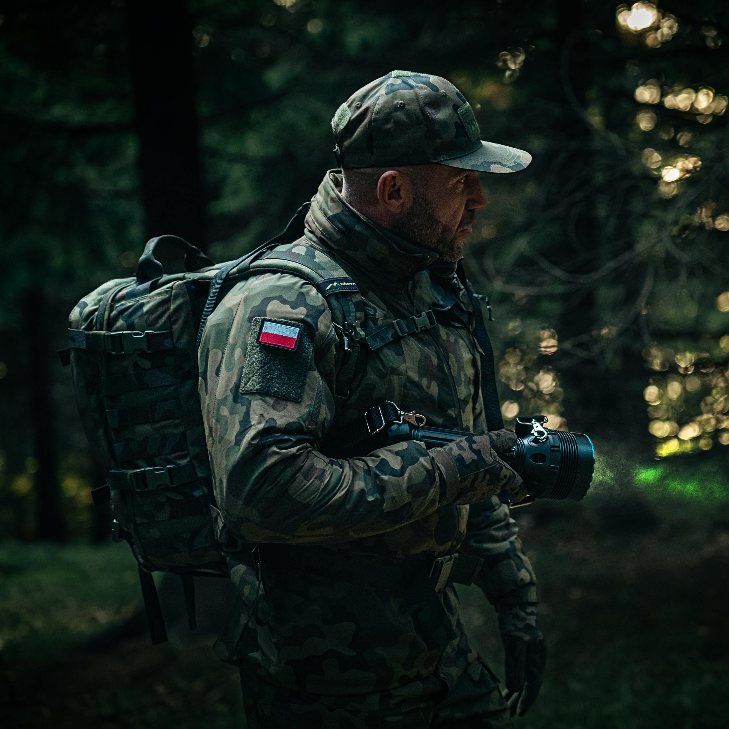 Rucsac Wisport Sparrow II Full Camo 30 l - wz.93 Pantera PL Woodland