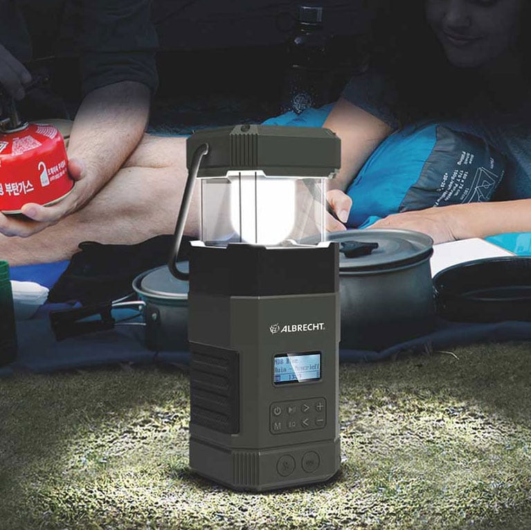 Radio portabil de urgență Powerbank Albrecht DR 114 FM/DAB+