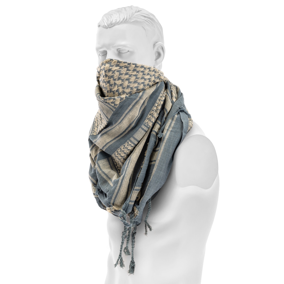 Eșarfă de protecție tip Arafat Brandit - Petrol/Kaki