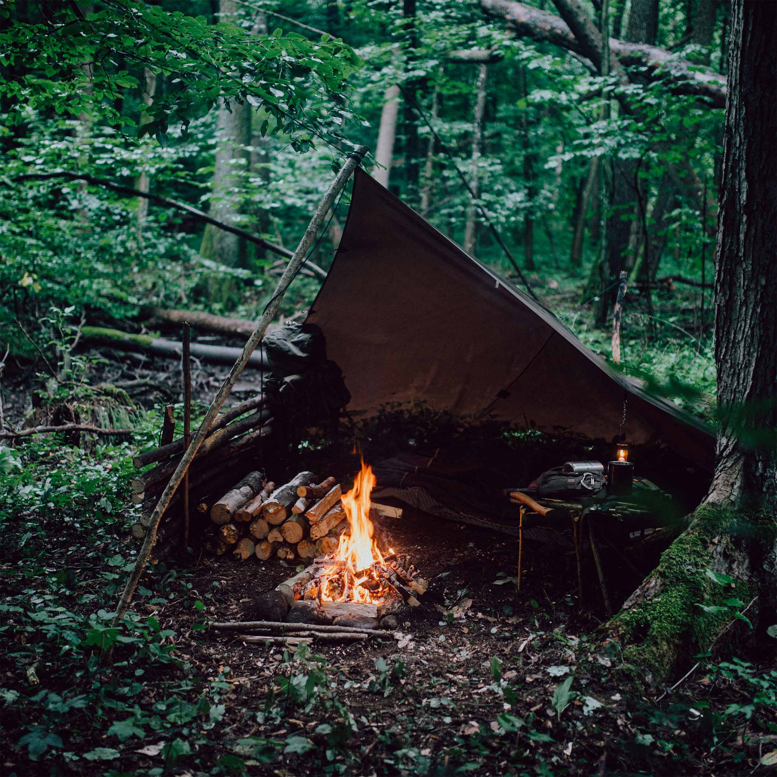 Prelată pentru camping Helikon-Tex Supertarp - Taiga Green