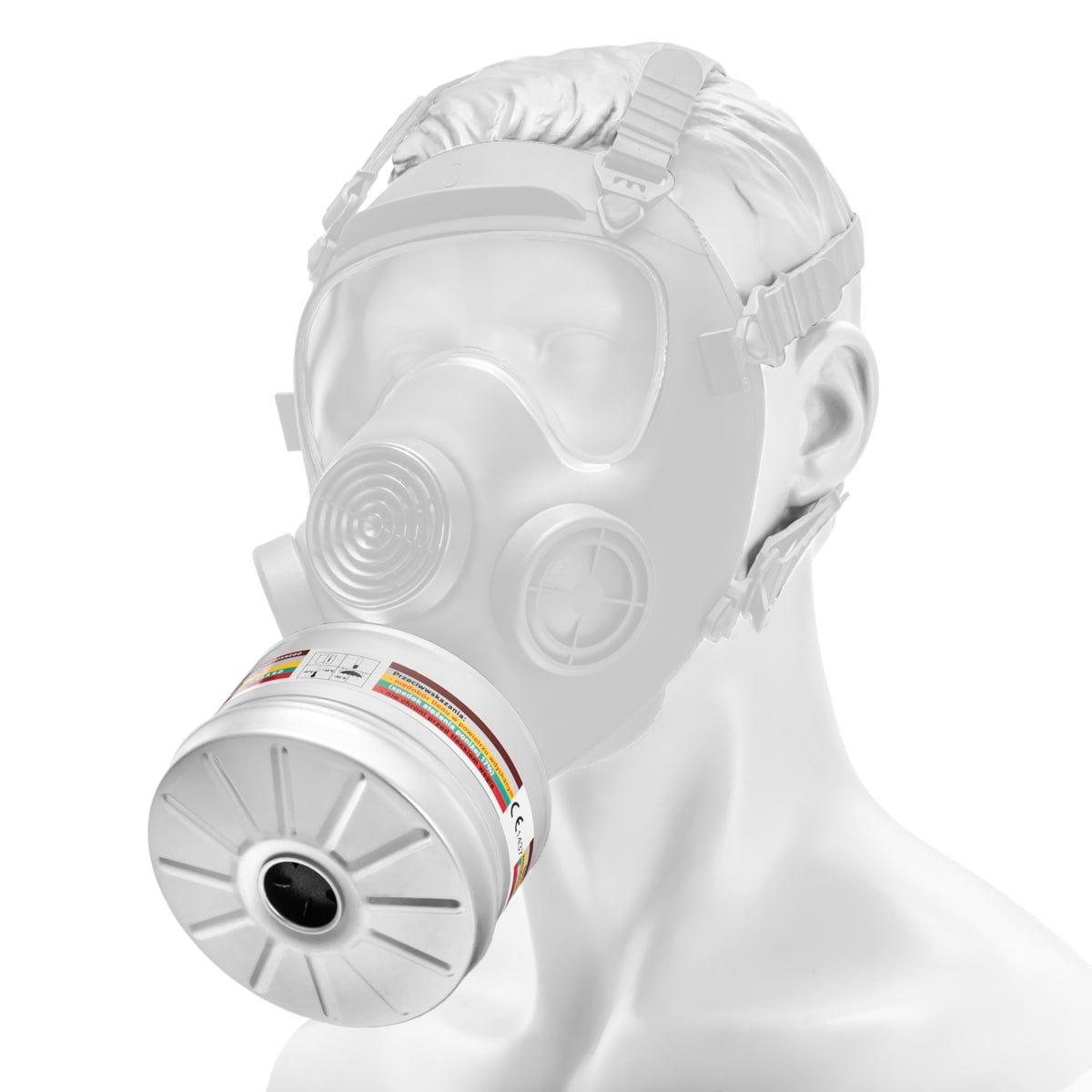 Filtru de absorbție Maskpol FP 211/1-P3/W-R/FF P3