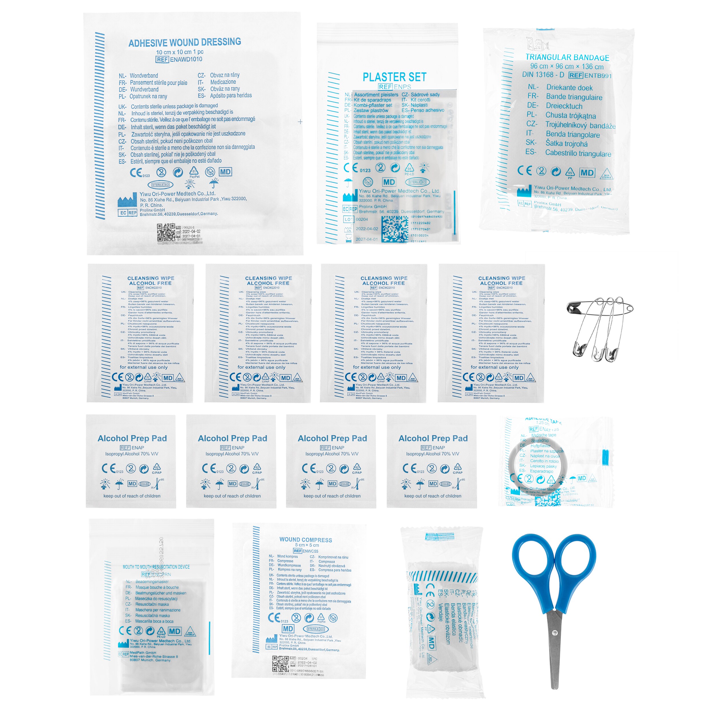 Trusă de prim ajutor Mil-Tec First Aid Kit Small - Olive