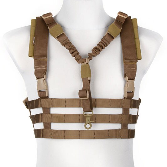 Vestă tactică Chest Rig Emerson Low Profile - Coyote Brown