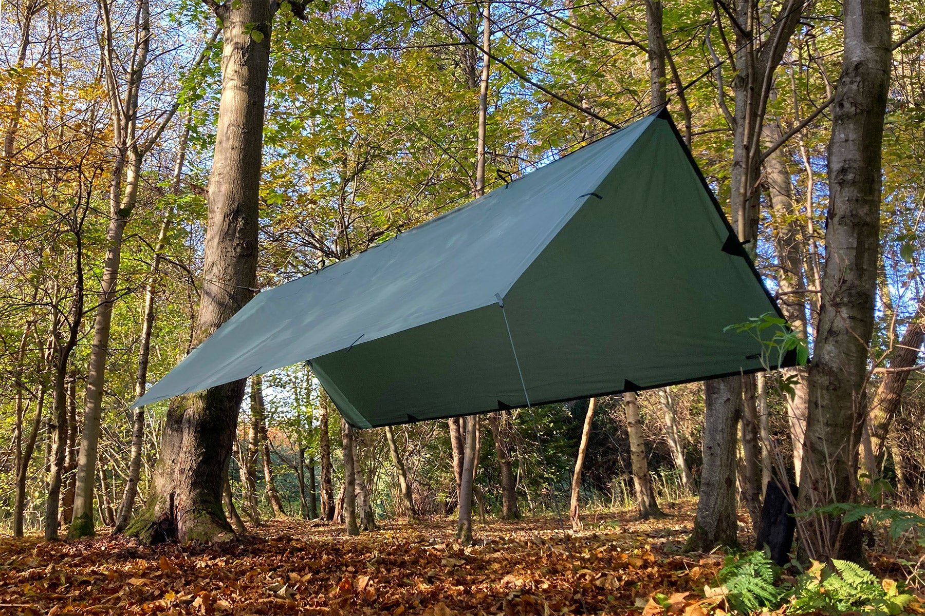 Prelată pentru camping DD Hammocks Tarp XL 4,5 x 3 - Olive