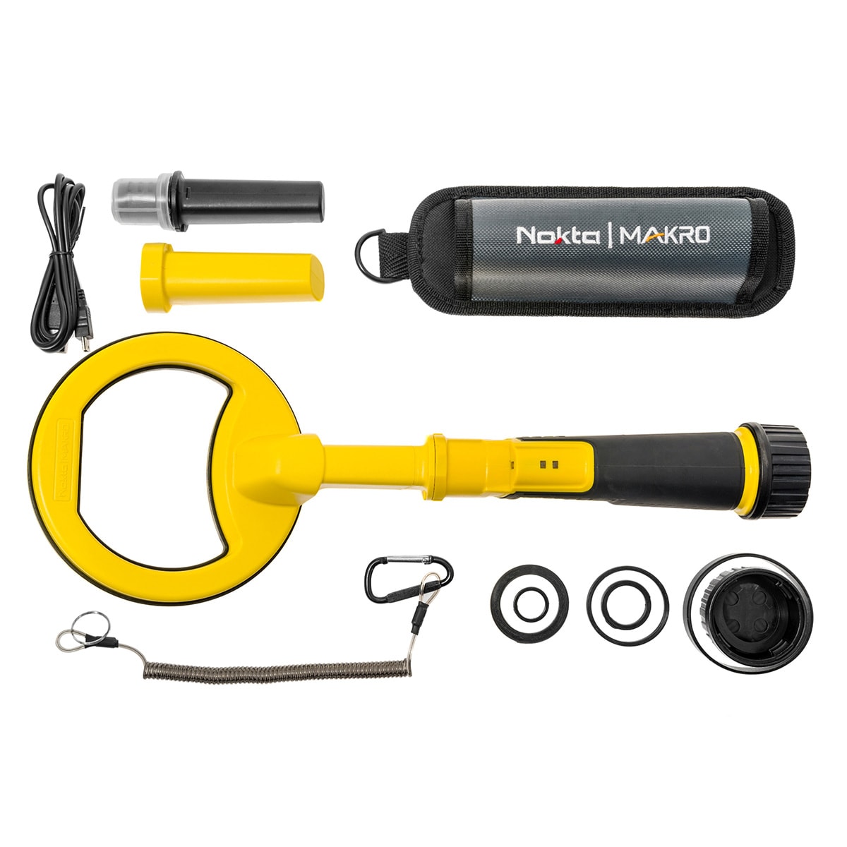 Detector de  metale portabil Nokta Pulsedive Scuba & Pointer - galben