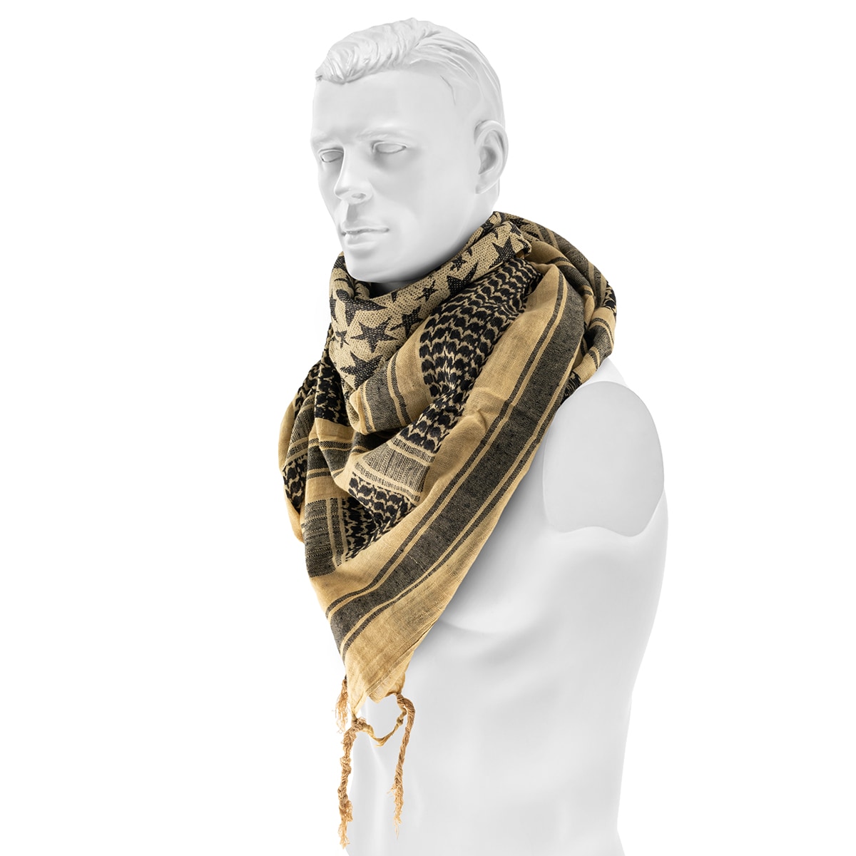 Eșarfă de protecție tip Arafat Mil-Tec - Coyote/Black