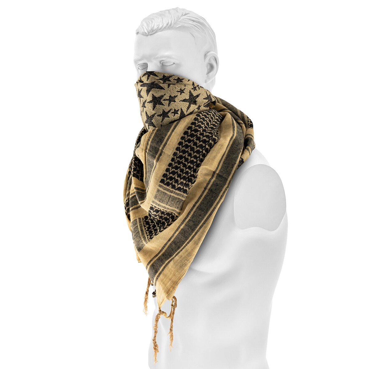 Eșarfă de protecție tip Arafat Mil-Tec - Coyote/Black