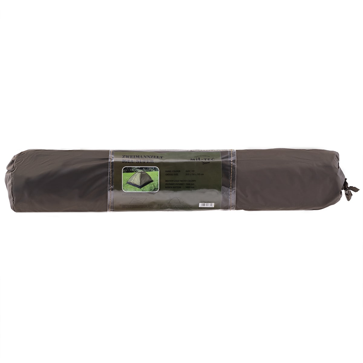 Cort pentru 2 persoane Mil-Tec Iglu Super - Olive