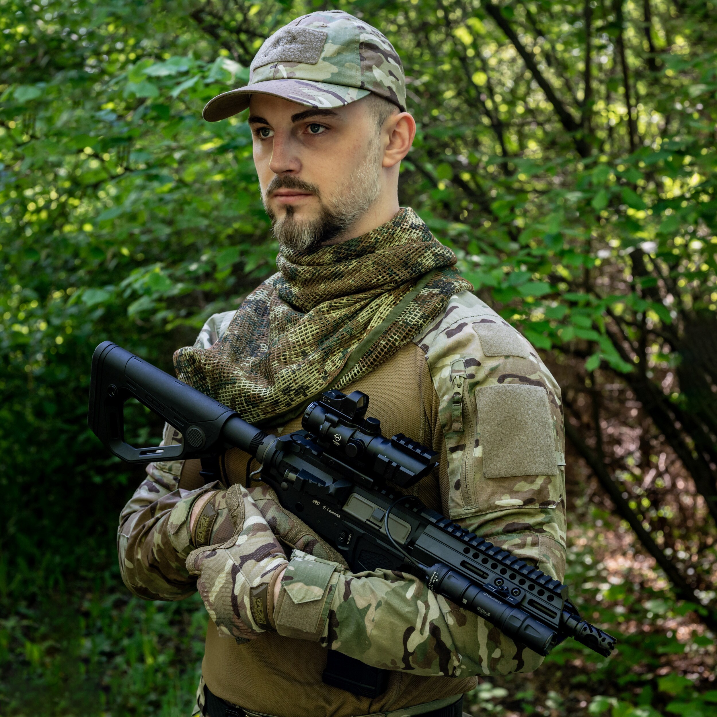 Plasă personală de camuflaj Mil-Tec - Flecktarn