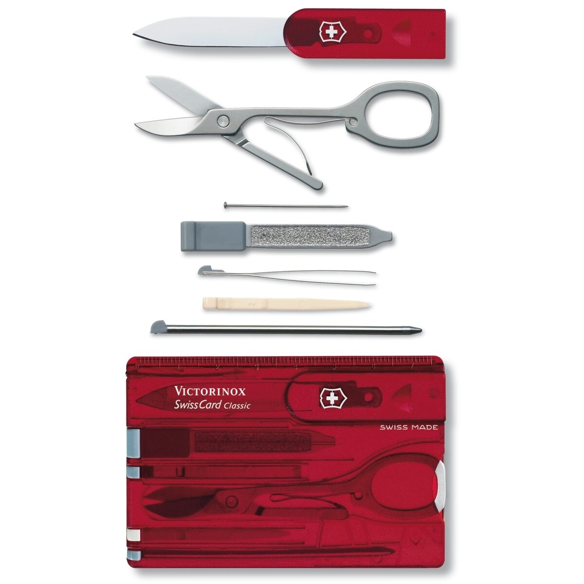 Set pentru îngrijire personală - Victorinox SwissCard - Red