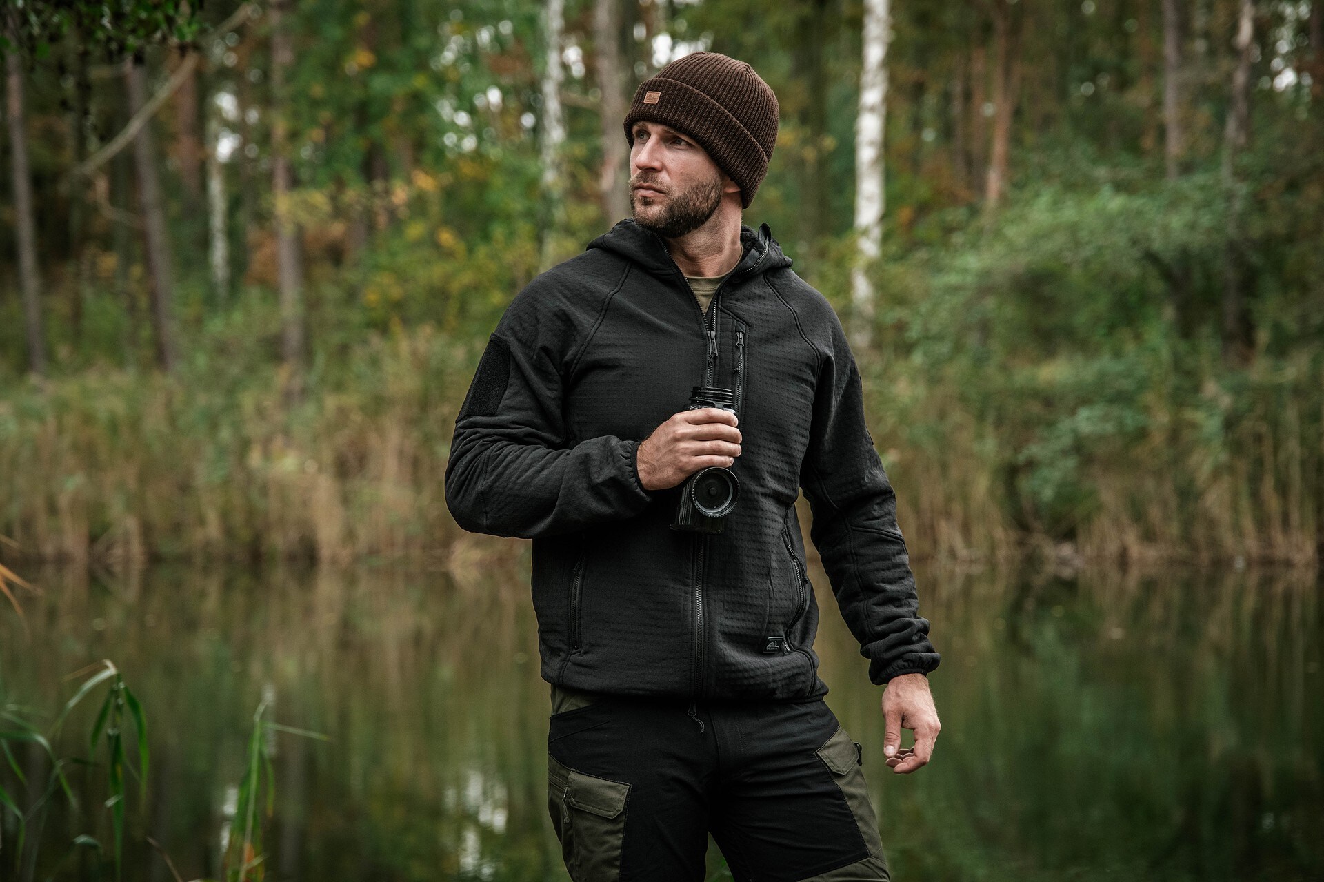 Căciulă Helikon-Tex Merino Wanderer - Earth Brown