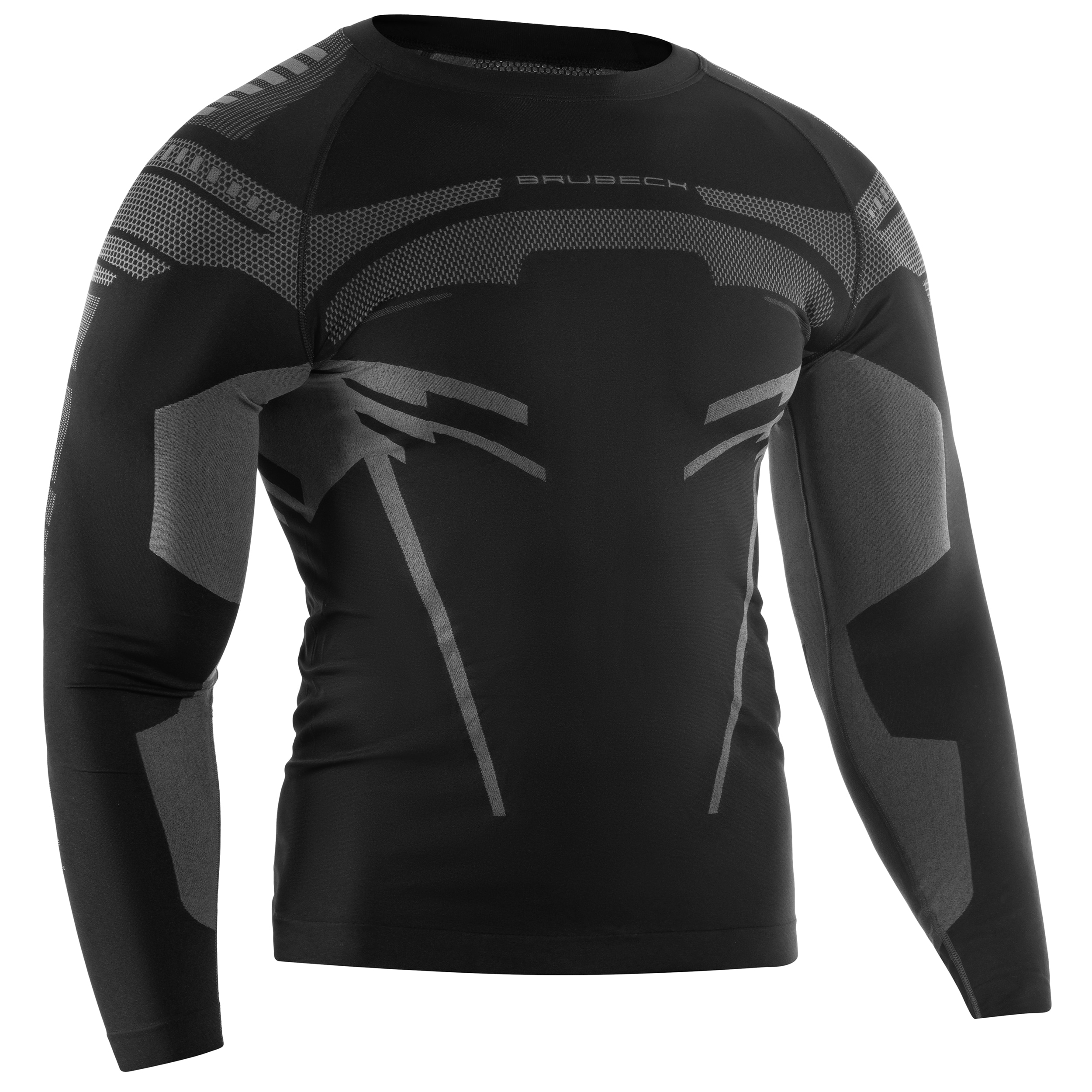 Bluză termoactivă Brubeck Dry Long Sleeve - Negru/Grafit