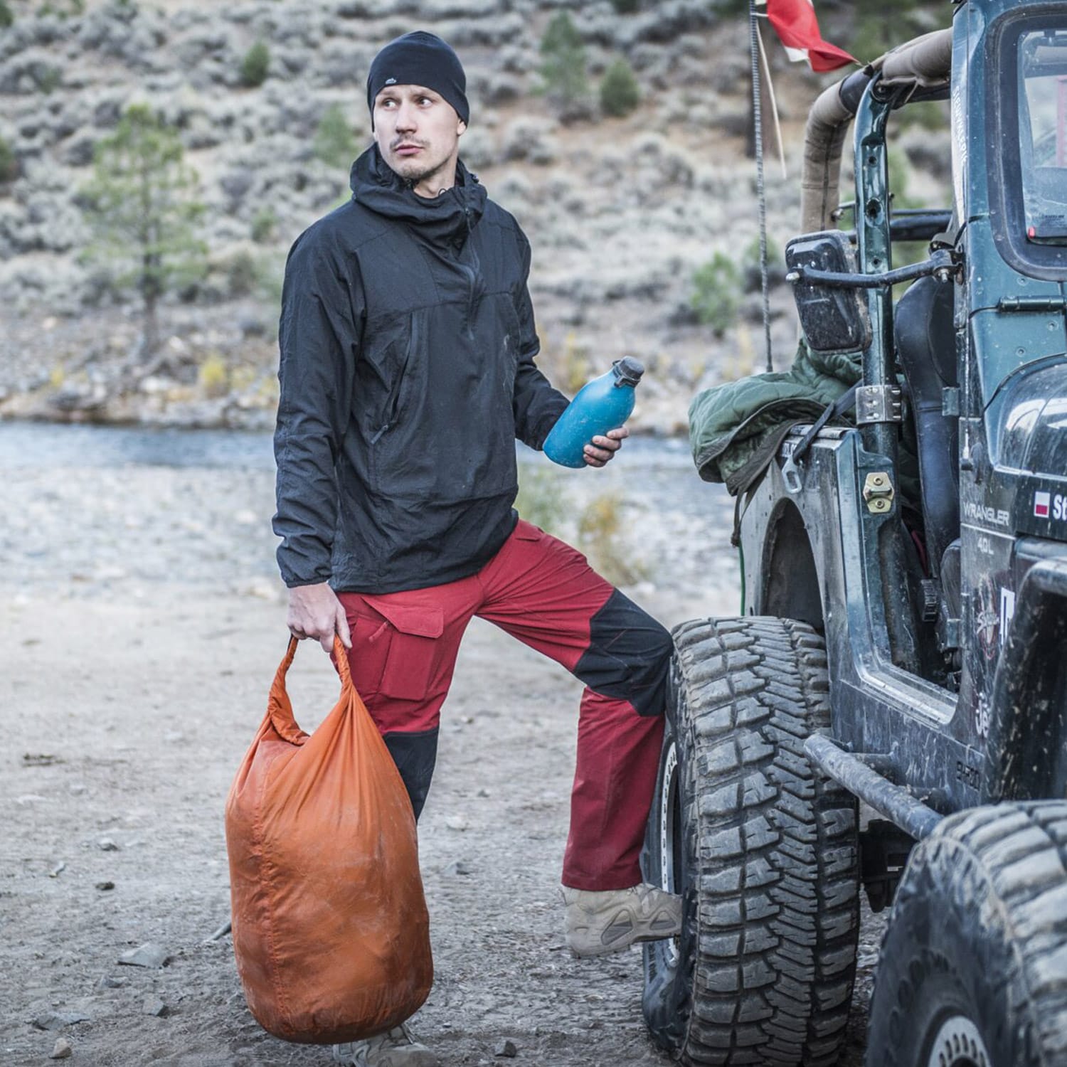 Sac impermeabil Helikon-Tex Arid Dry Sack 50l - Orange/Black