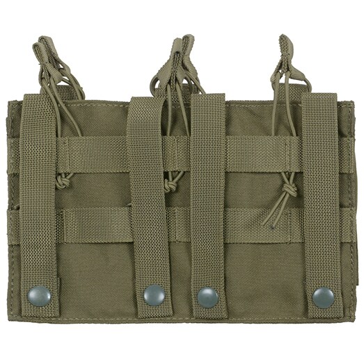 Husă triplă 8Fields pentru încărcătoare 9mm - Coyote