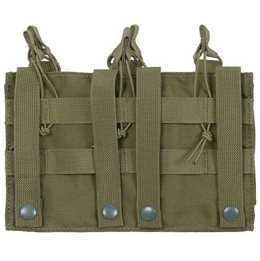 Husă triplă 8Fields pentru încărcătoare 7,62 mm/9 mm - olive