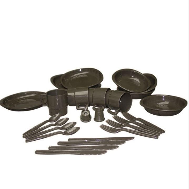 Set de vase turistice Mil-Tec 26 buc. - Olive
