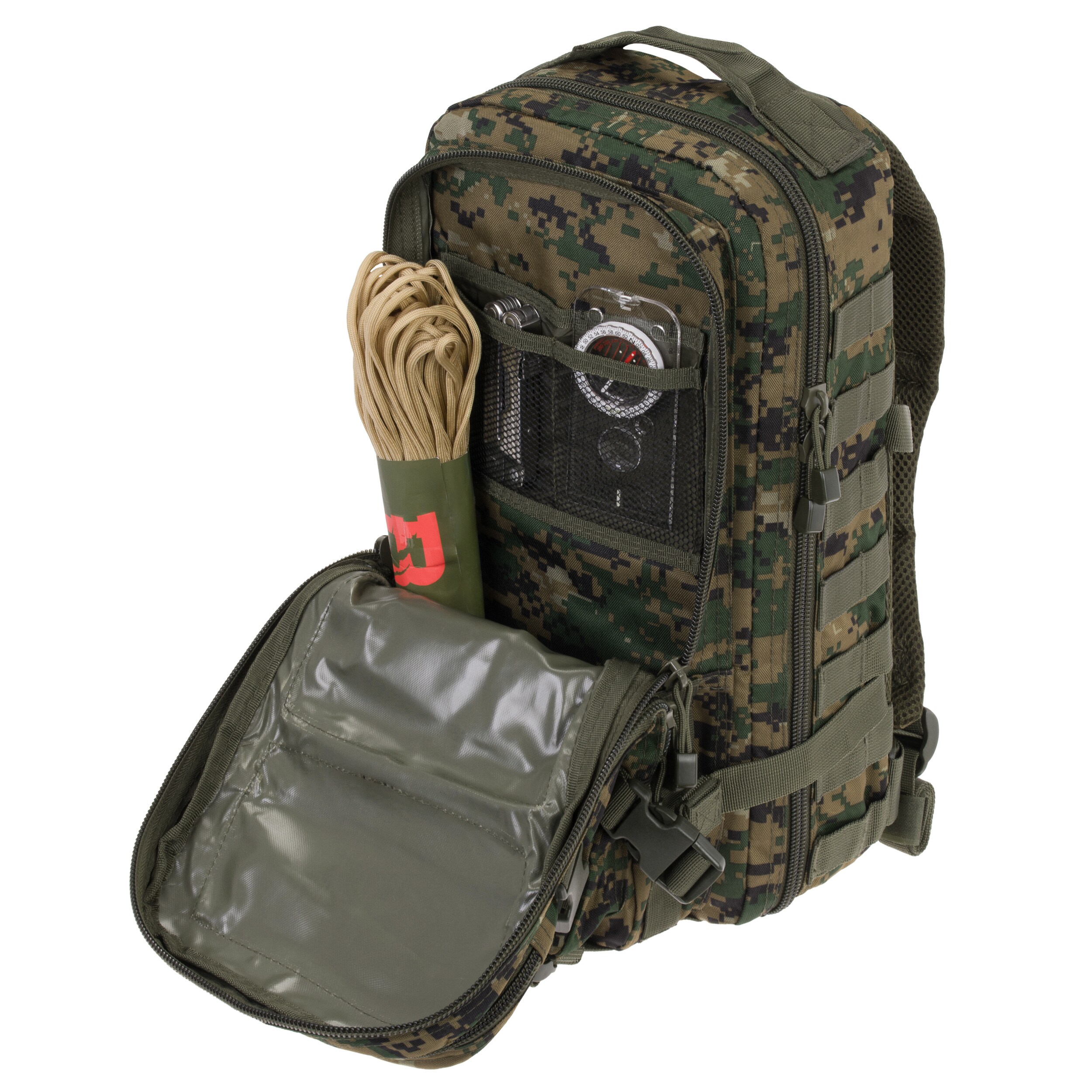Rucsac Mil-Tec Assault Pack Small 20 l - Digital Woodland